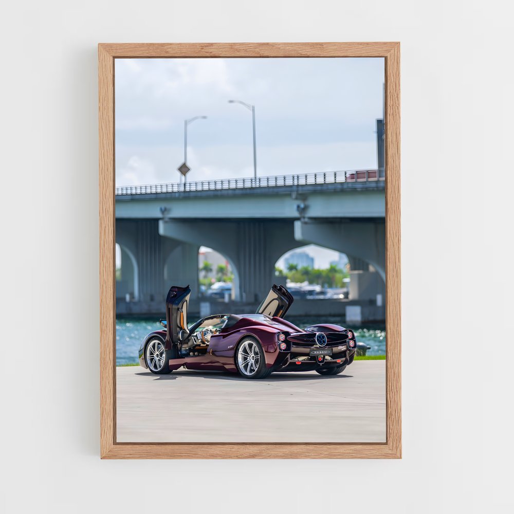 Poster Utopia Racer – affiche Pagani (vue 4)
